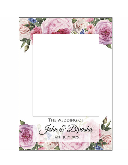 Blush Rose – A1 Personalised Selfie Board