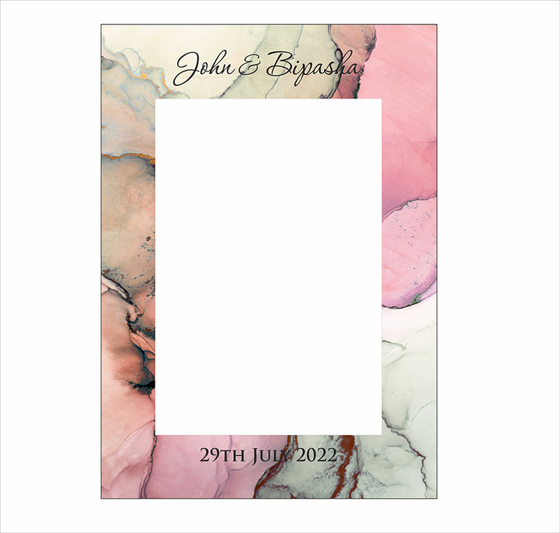 Pink Marble  – A1 Personalised Selfie Board