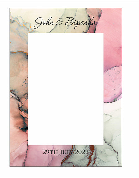Pink Marble  – A1 Personalised Selfie Board