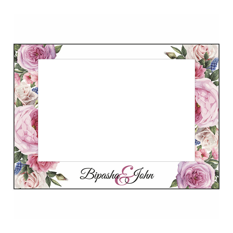 Landscape Blush Rose  – A1 Personalised Selfie Board