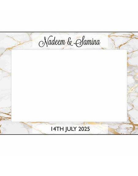 Golden Marble – A1 Personalised Selfie Board
