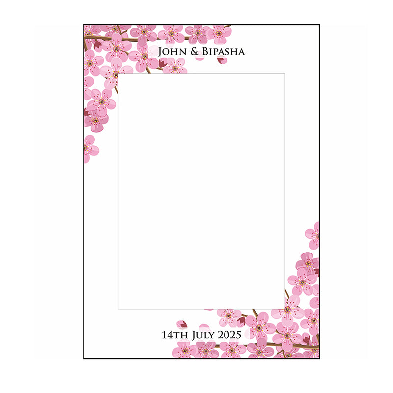 Cherry Blossom – A1 Personalised Selfie Board