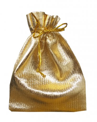 Load image into Gallery viewer, Shiny Gold favour bag
