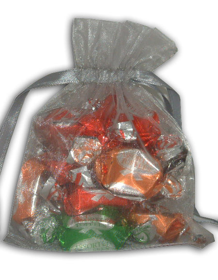 Silver Sheer sweet party favor Bag