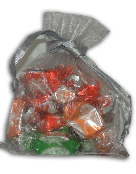 Silver Sheer sweet party favor Bag