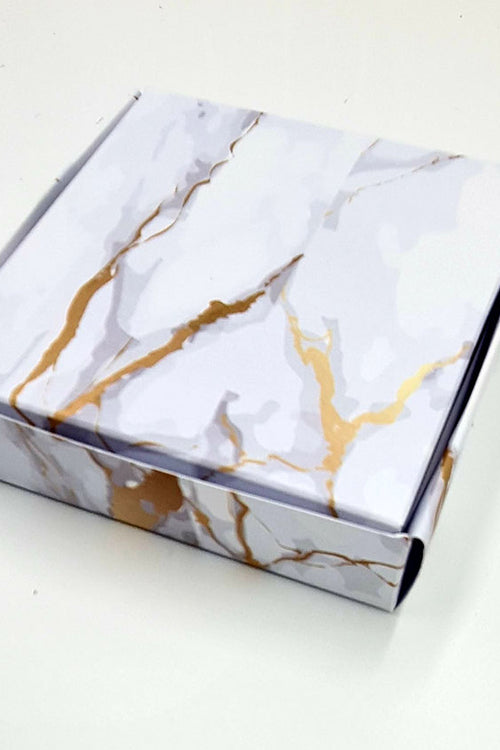 Load image into Gallery viewer, Square Marble Print Favor boxes which are Party favors for kids or adults great party bag fillers


