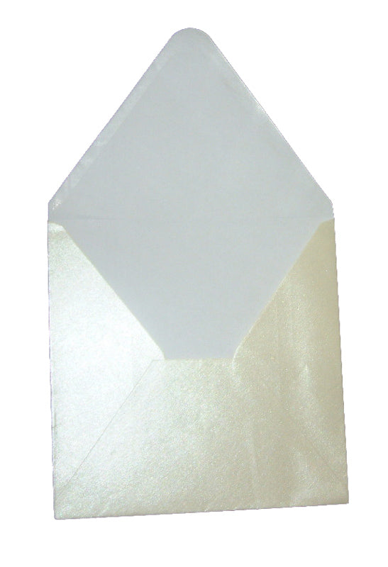 E28 Cream (PM40-18) gold dust invitation stationery envelopes