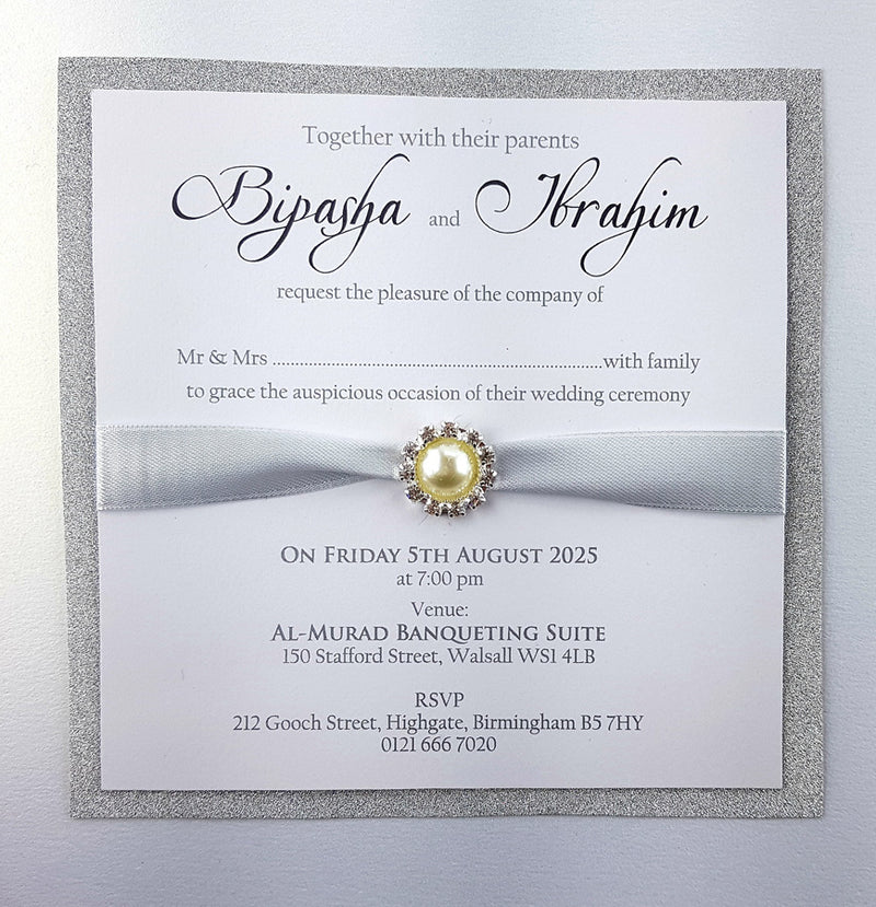 SR 104 Personalised Shimmer Invitation KIT