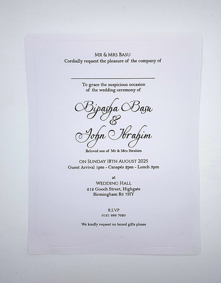 T045BH Cream floral scroll