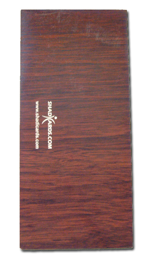 Wooden card from shaddi card .com